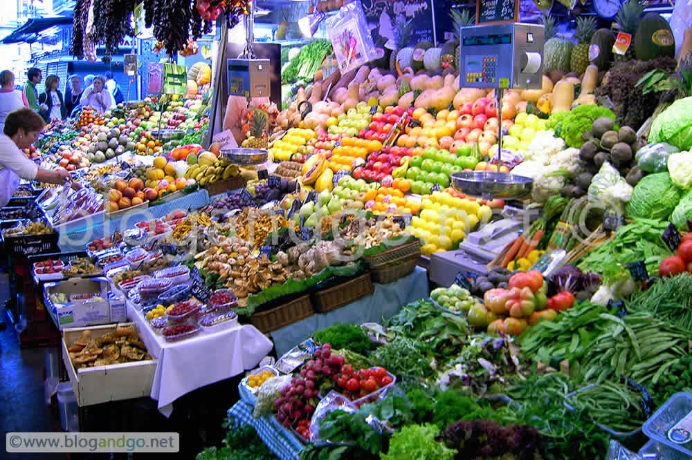 Fruit 'n veg at the Mercat